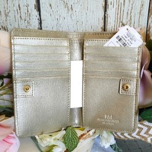 Classic NM Gold Leather Wallet